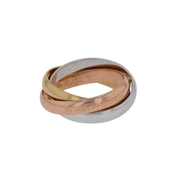 Cartier Trinity three tones gold ring - Picture 1 of 2